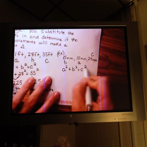 Mrs. Davis Converse of Pythagorean Theorem