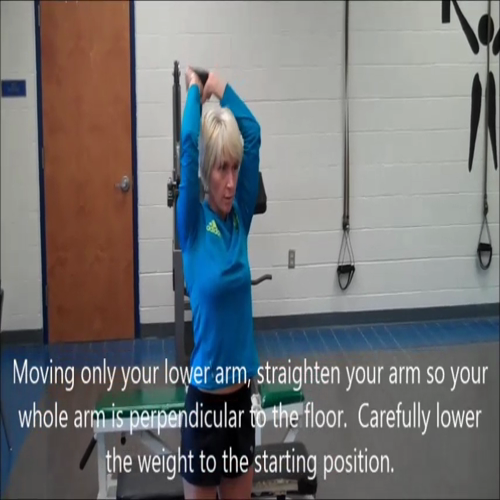 TMS Dumbbell Tricep Extensions