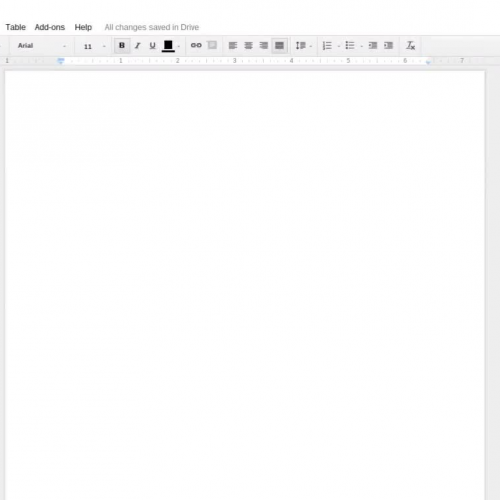 Google Drive -- Docs