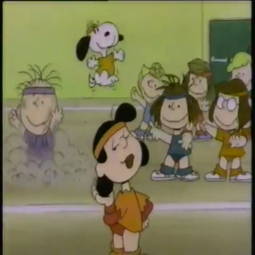 peanuts cheerios commercial  exercise (1985)