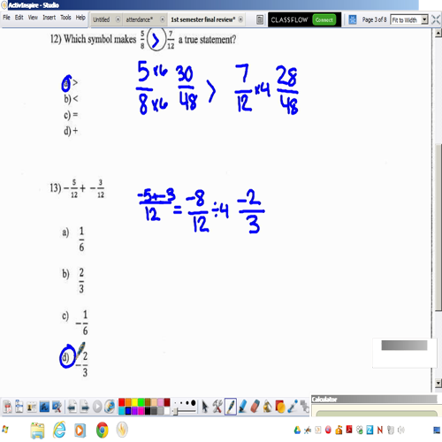 course 2 1st semester final review page 3