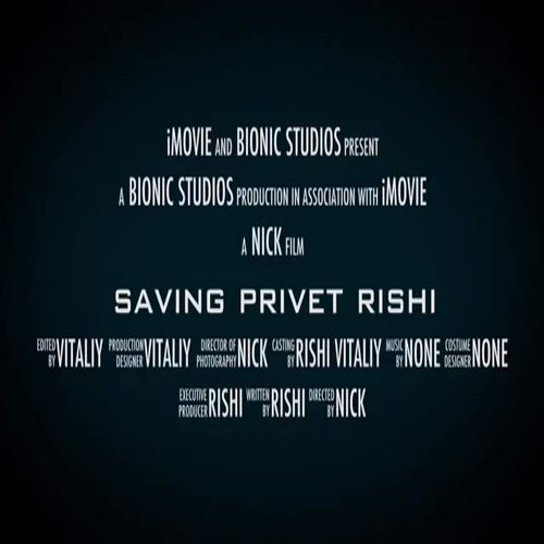 Saving Private Rishi