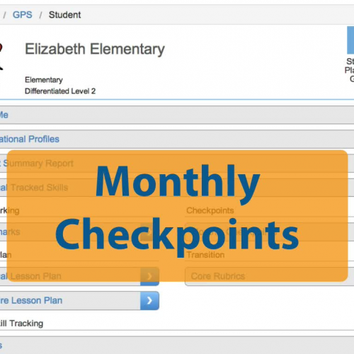 Monthly Checkpoints
