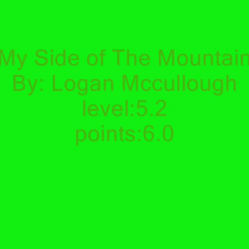 My Side of the Mountain