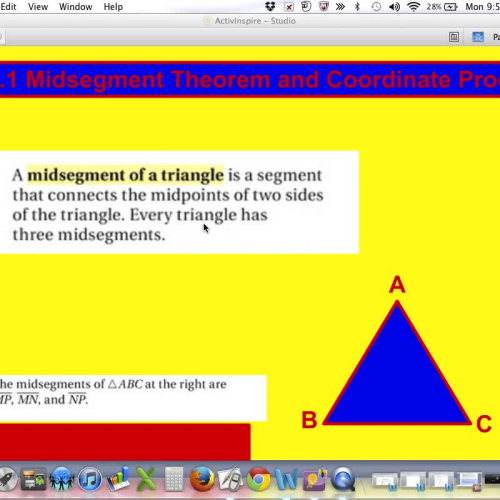 5.1 Midsegment Theorem and Coordinate Proof Part 1