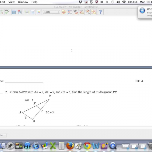 Midsegment Thm Example