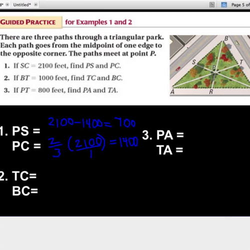 5.4 Medians & Altitudes Part 2