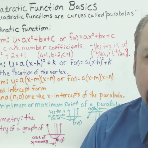 Quadratic Function Basics