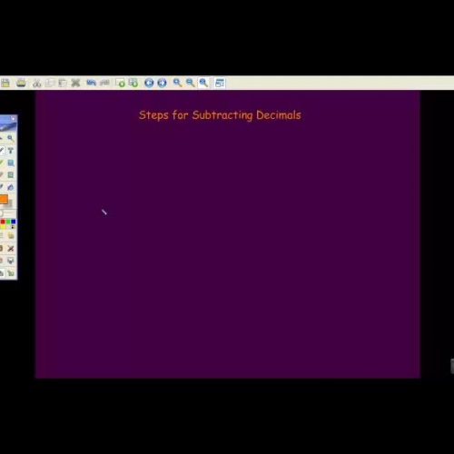 Subtracting Decimals