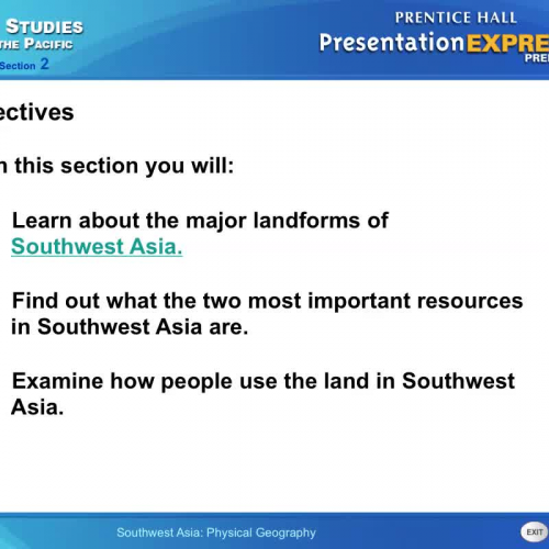 Geography of Southwest Asia Notes