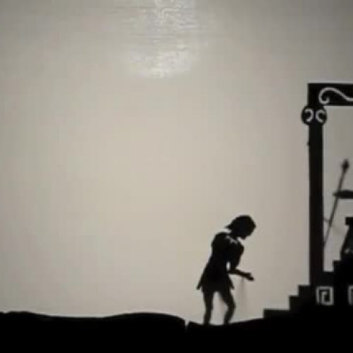 Perseus and Medusa Shadow Puppet Show - Part 1