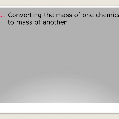 Grams of A to Grams of B