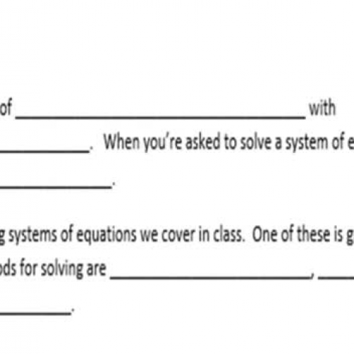 3.2 Solve systems of equations algebraically (equal values)