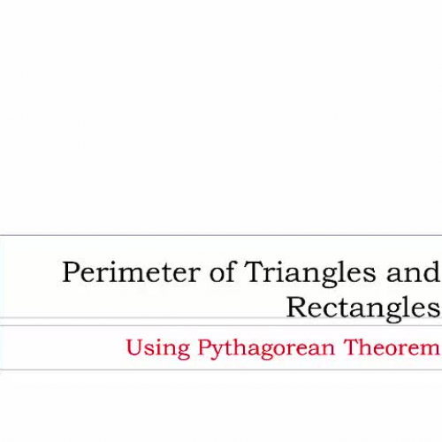 01-12 Chapter 5 - Lesson 6B - Perimeter of Triangles and Rectangles