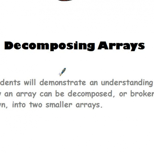 Decomposing Arrays