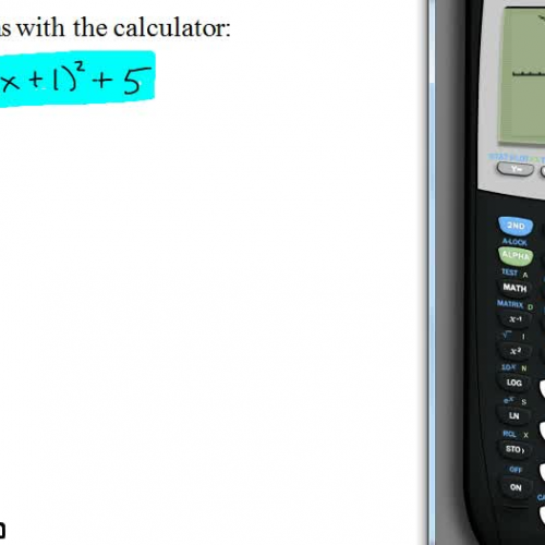 Pre-Calc @ Harrison: Solving Equations with the Calculator