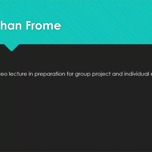 Ethan Frome Literary Techniques
