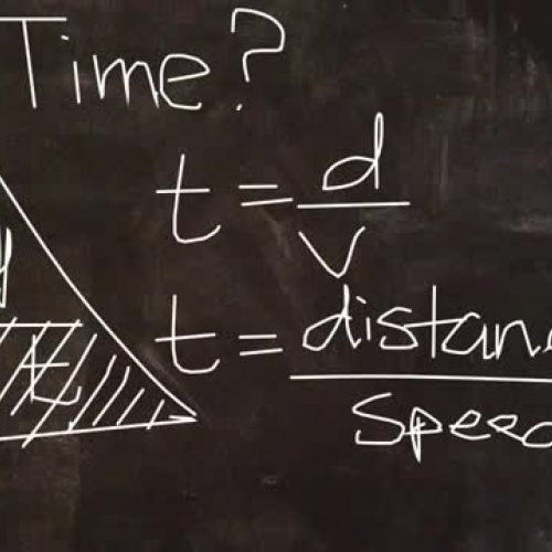 Using the Speed Triangle