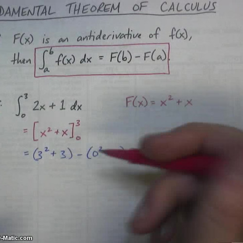 AP Calc @ Harrison: Fundamental Theorem of Calculus