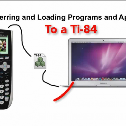 Transferring files onto the TI-84 Calculator