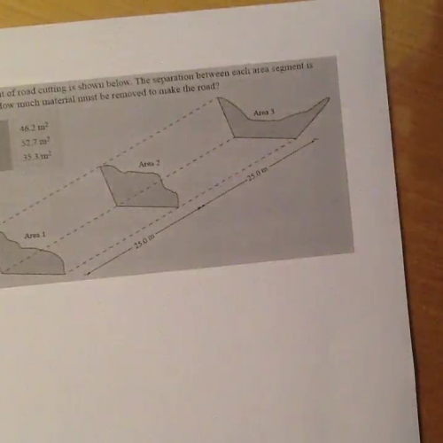 Average ends area method