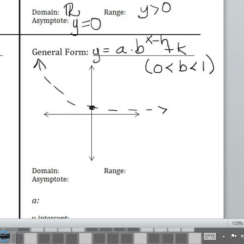 VIDEO 2 -   7.1/7.2 Exponential Decay Functions