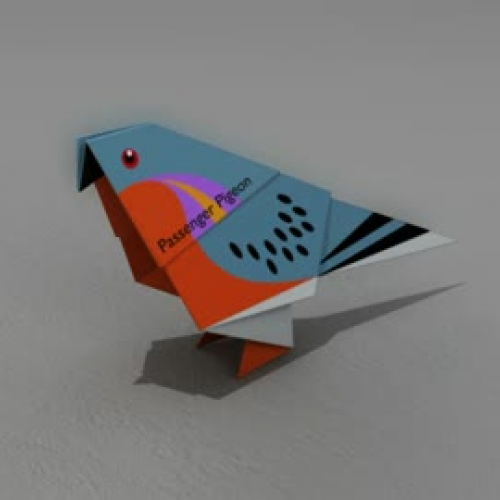 Fold the Flock - Origami Folding Instructions-Mobile