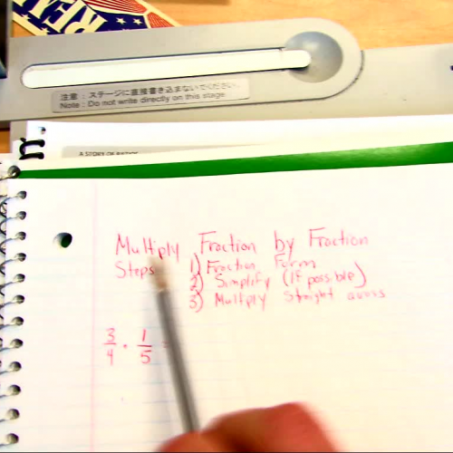 Multiply Fraction by Fraction