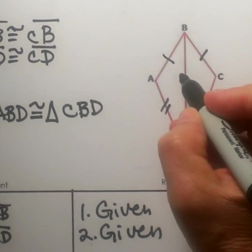 Triangle Congruence  SSS Proof-Geometry Help