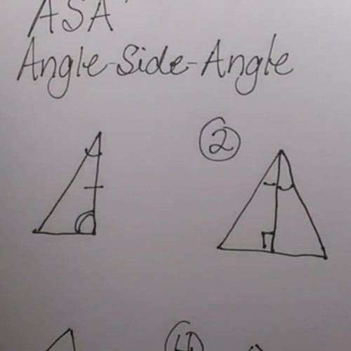 When to use angle side angle/Congruent Triangles-Geometry Help