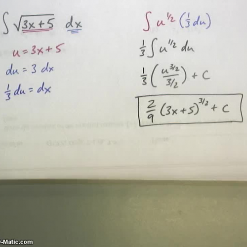 AP Calc @ Harrison: u-Substitution