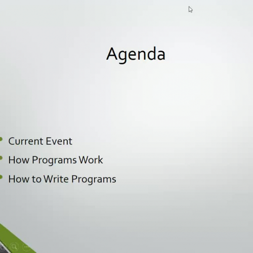 How Programs Work and Writing Programs