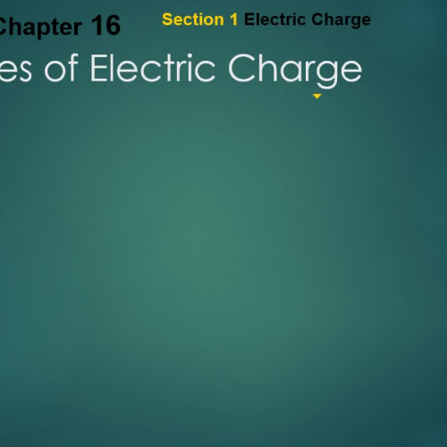 Electric Charge and Force