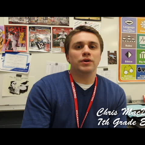 Mr. Macdonald on Scheduling