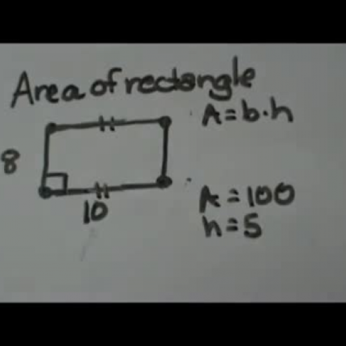 Finding the area of a rectangle