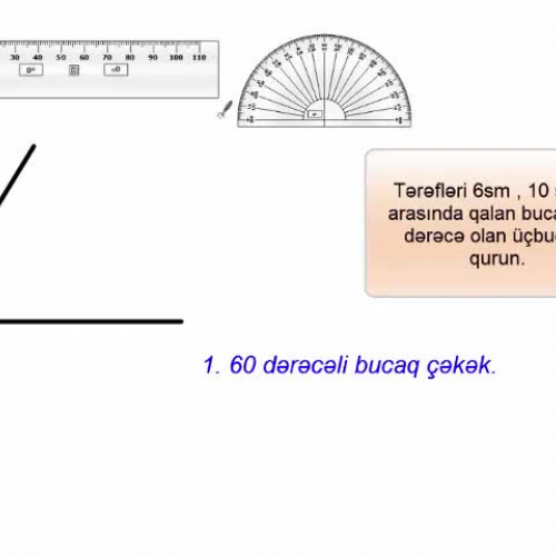 Üçbucağın qurulma qaydası