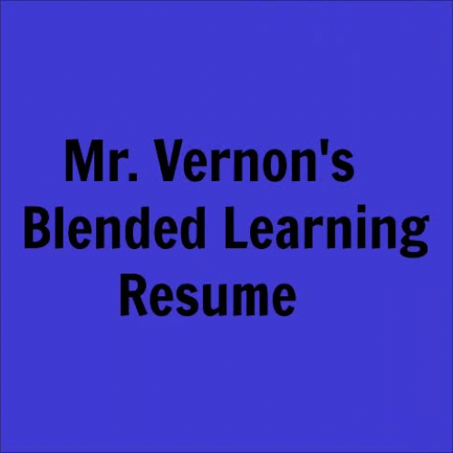 Mr. Vernon's Blended Resume