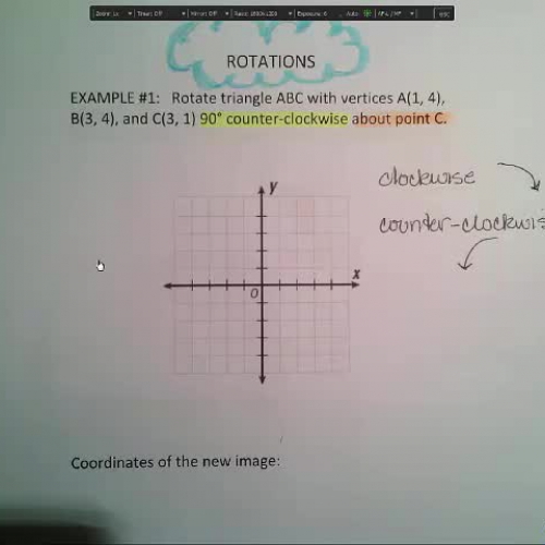 01-26 Rotations about a Point other than the Origin