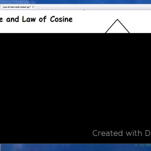 Law of Sine and Cosine