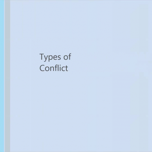 Types of Conflict