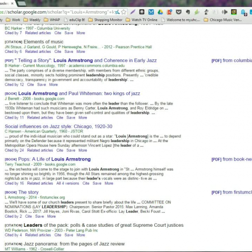 Google Scholar Example