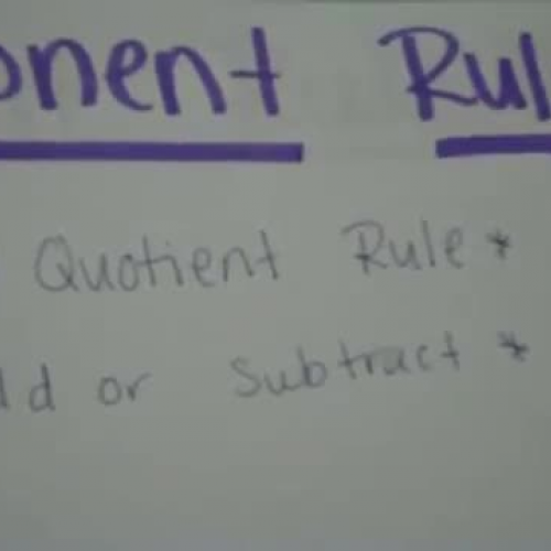 Quotient Rule Video