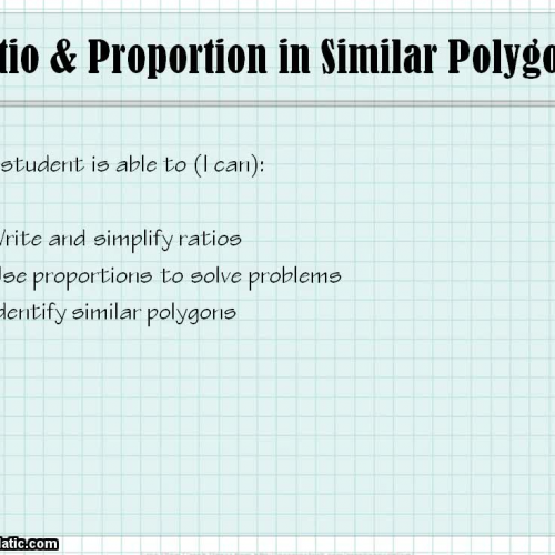 Obj. 29 Ratio and Proportion