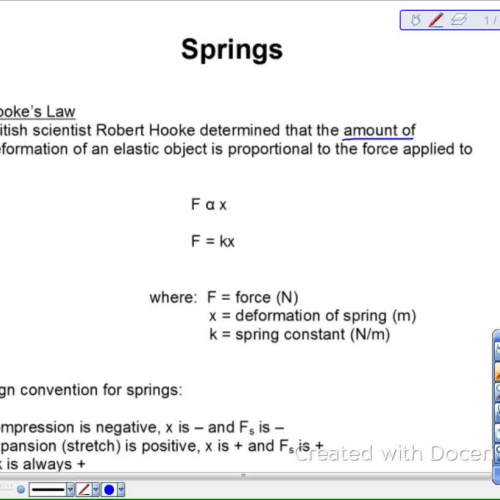 Springs Lesson