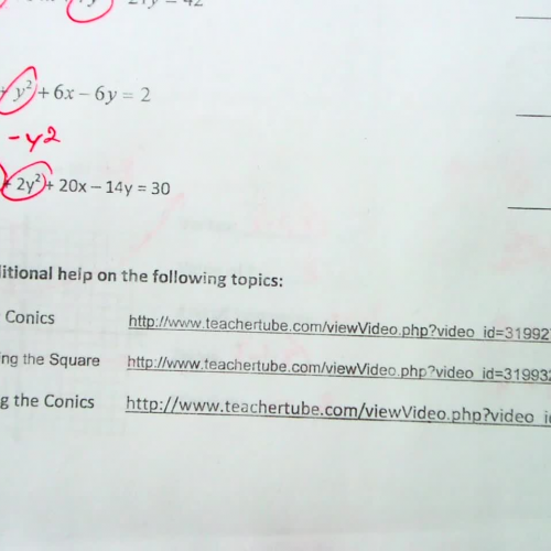 Conics Review