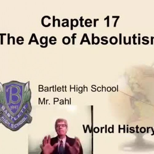 The Age of Absolutism (Chapter 17)