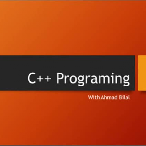 C++ Lecture 1 