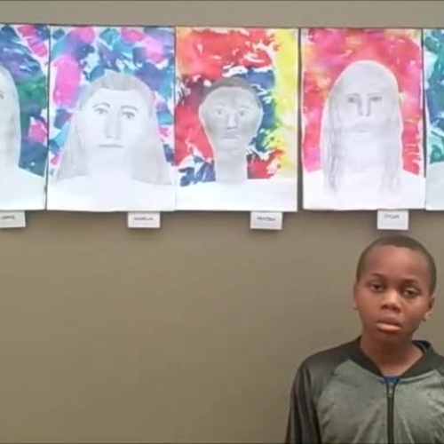 5th Grade Self Portraits