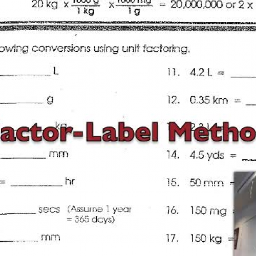 Factor-Label Method