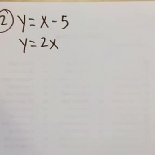 Solve Systems of Equations by Substitution (S.P. 2)